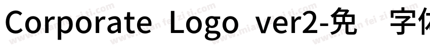 Corporate Logo ver2字体转换